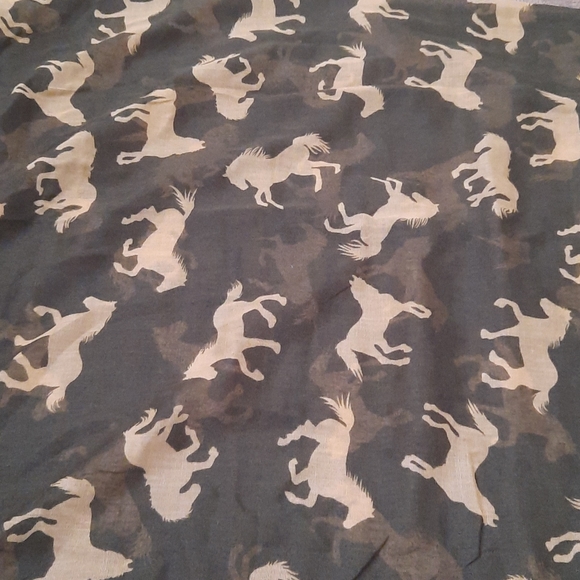 Horse Print Infinity Scarf - Picture 2 of 4